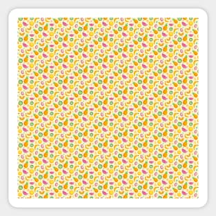 Hand Drawn Tropical Fruit Pattern Sticker